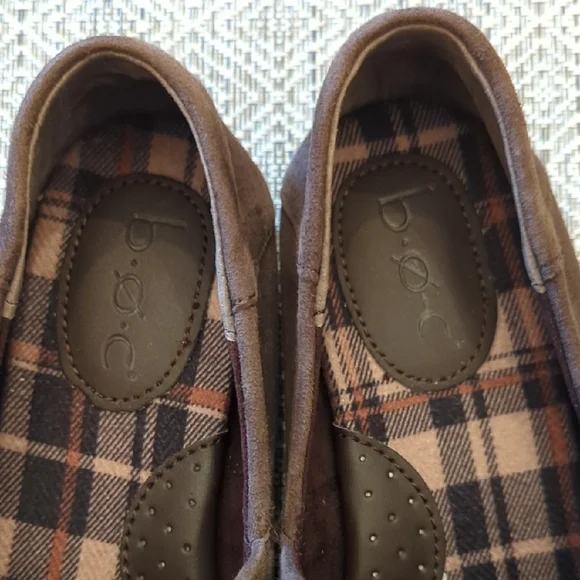 Boc BORN Concept Women's Brown Suede Slip On Mocs Loafer Shoes, Sz 7 - Picture 2 of 9